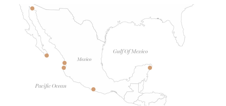 map of Vidanta resort locations